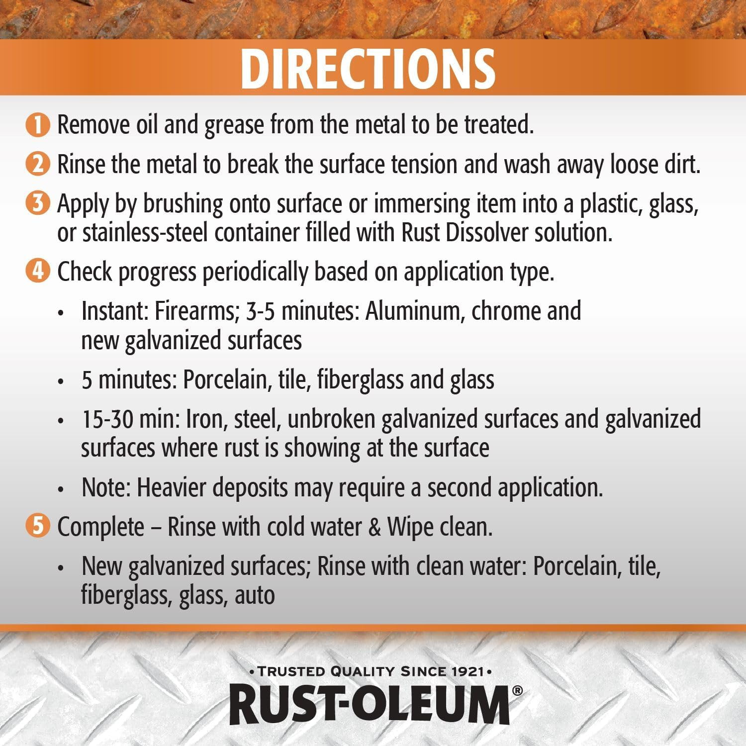 Rust Dissolver Soak & Bath | Heavy-Duty Corrosion Remover for Metal Tools, Cars,
