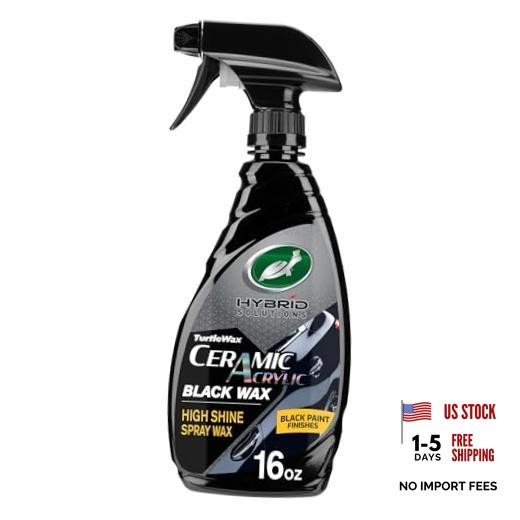 Hybrid Solutions Ceramic Acrylic Black Car Wax Spray, Restores Apperance of