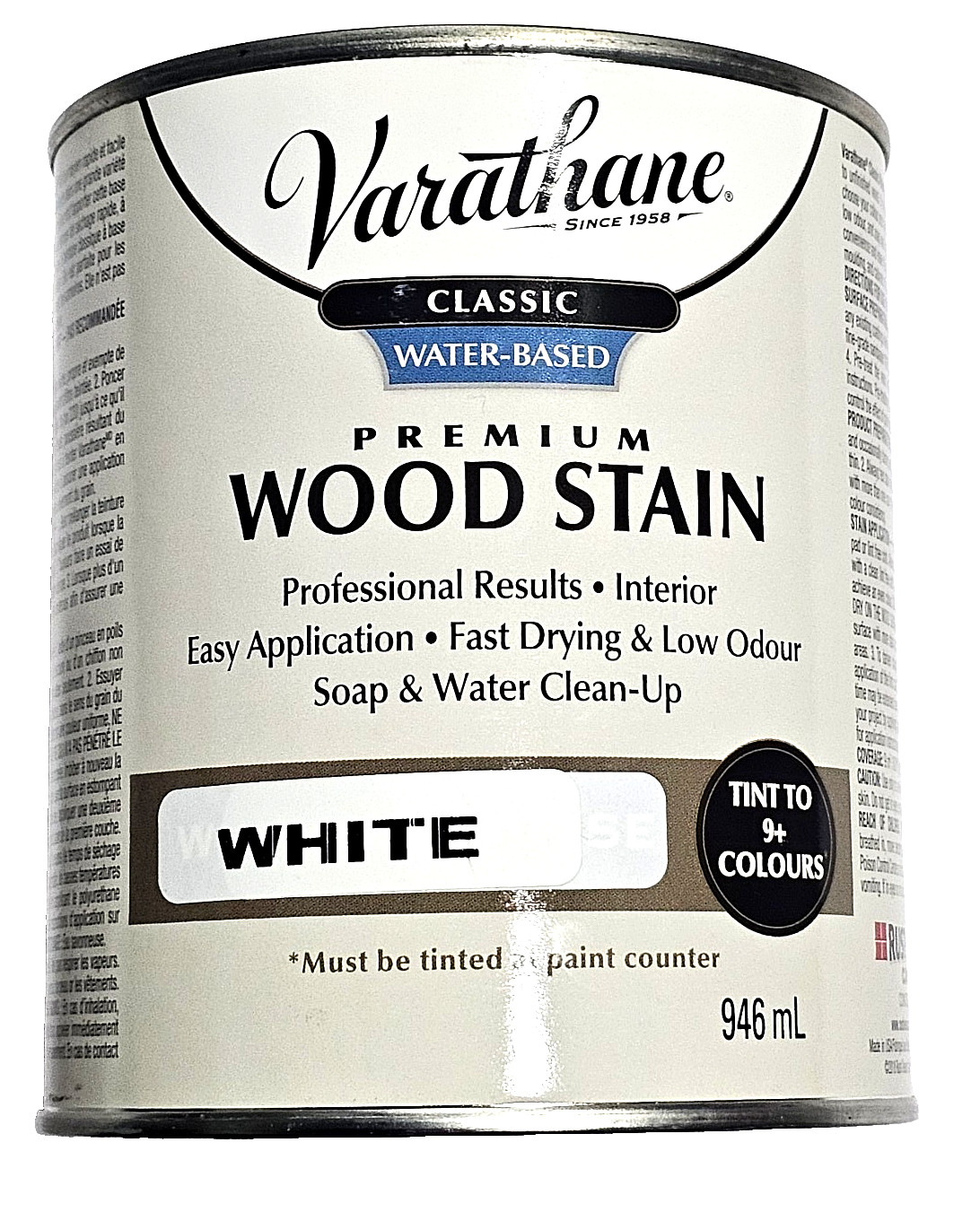 Varathane Classic Water Based Premium White Wood Stain Professional Results