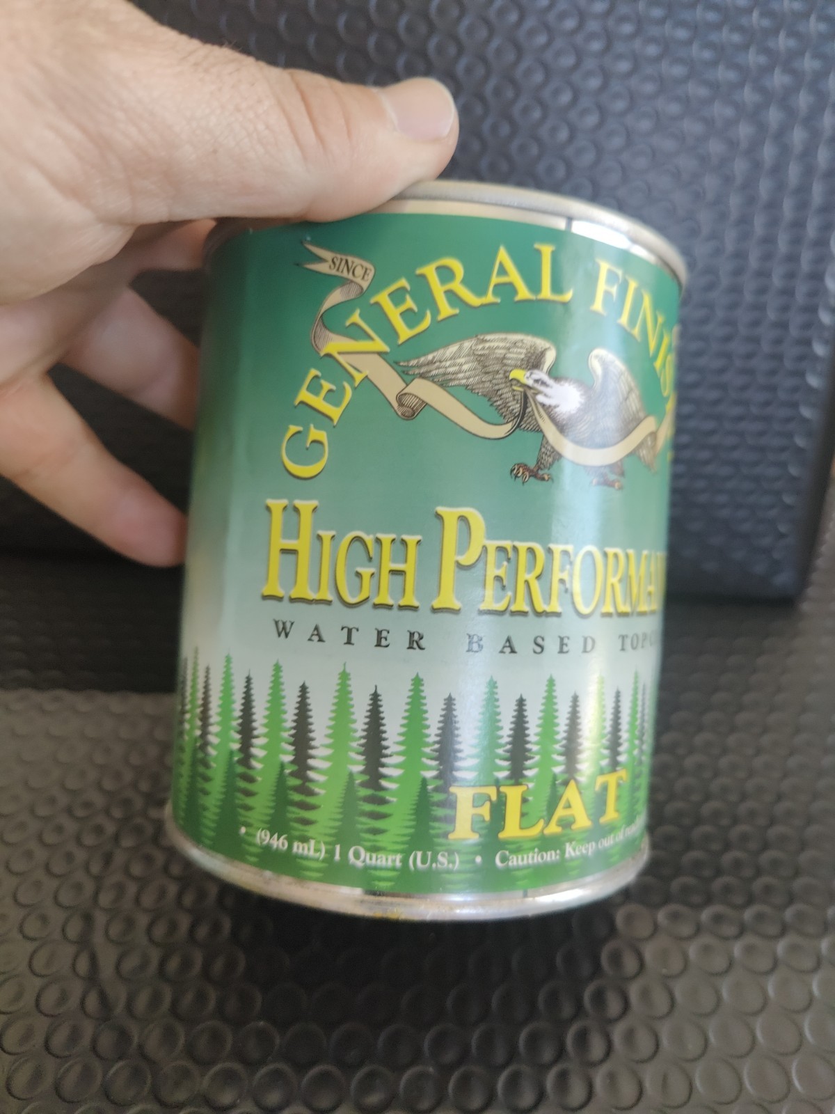 New HP Polyurethane WB Flat Finish Quart $