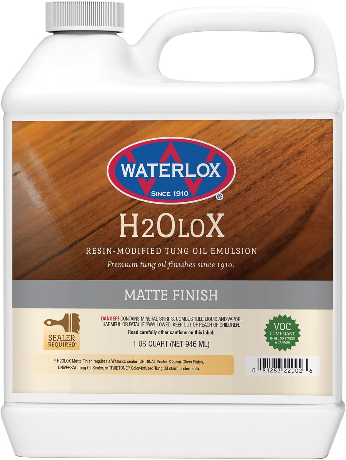 H2Olox Water Based – Matte Finish – Quart
