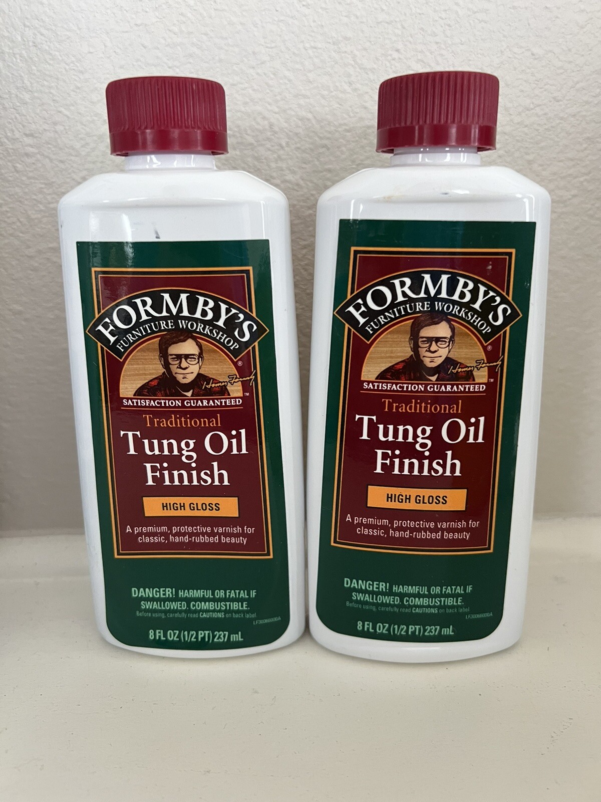 2 Formby’s High Gloss Traditional Tung Oil Finish – 8 oz Formby