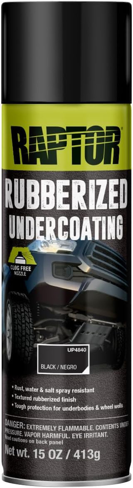 Rubberized Undercoating, Professional Grade Automotive Spray Paint, Extra Durabl