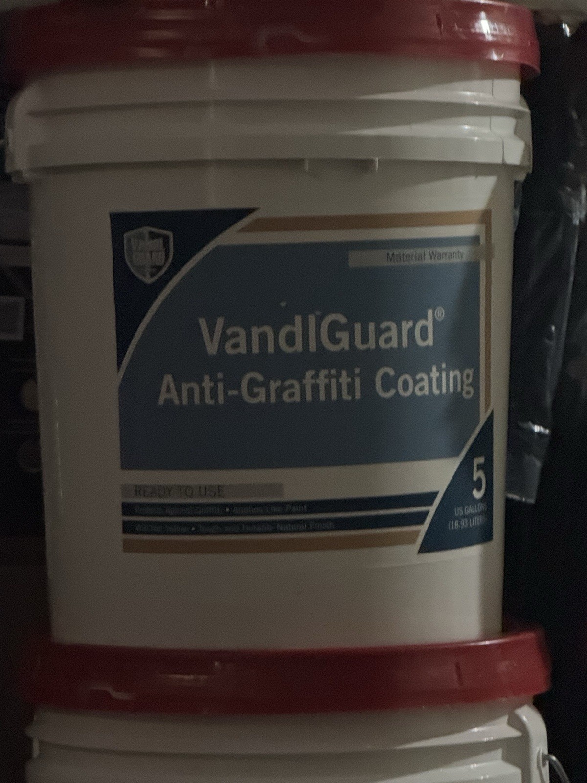 VandlGuard Finish Coat Premium Anti-Graffiti Coating (5-gallon) SEALED/NEW