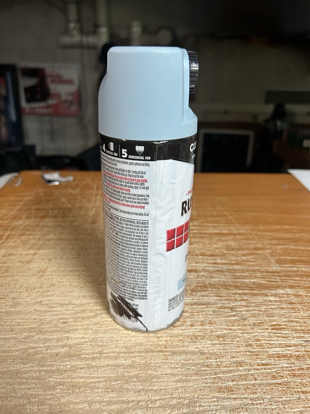 Rust-Oleum Stop Rust Custom Sprays 5 in 1 Spray Paint 12 oz Peaceful Blue Satin