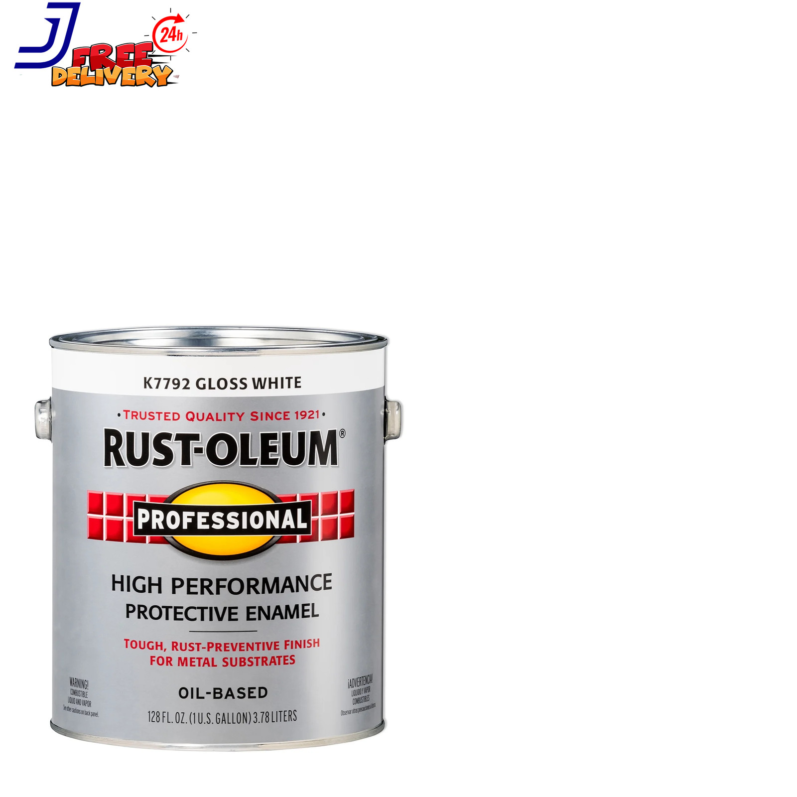 Paint Professional High Performance Gloss Alkyd Protective Enamel Gallon White