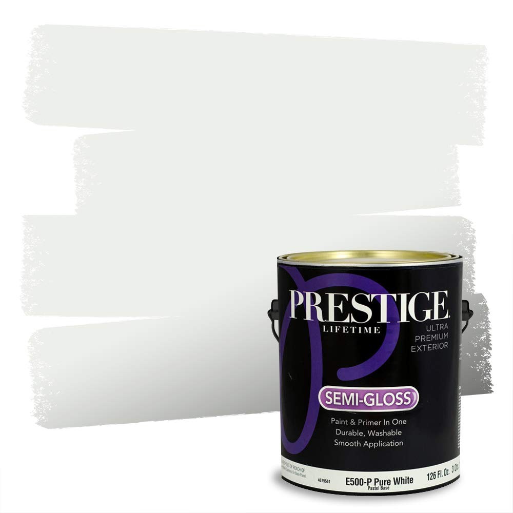 Prestige Paints Exterior Paint And Premiumr In One 1-Gallon Semi-Gloss Comparabl