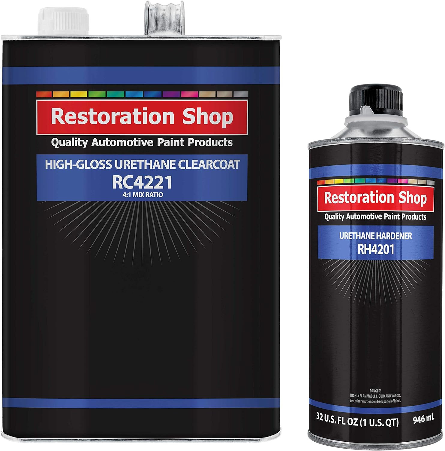Restoration Shop Restoration Shop 2.1 VOC High Gloss Automotive Urethane Clear G