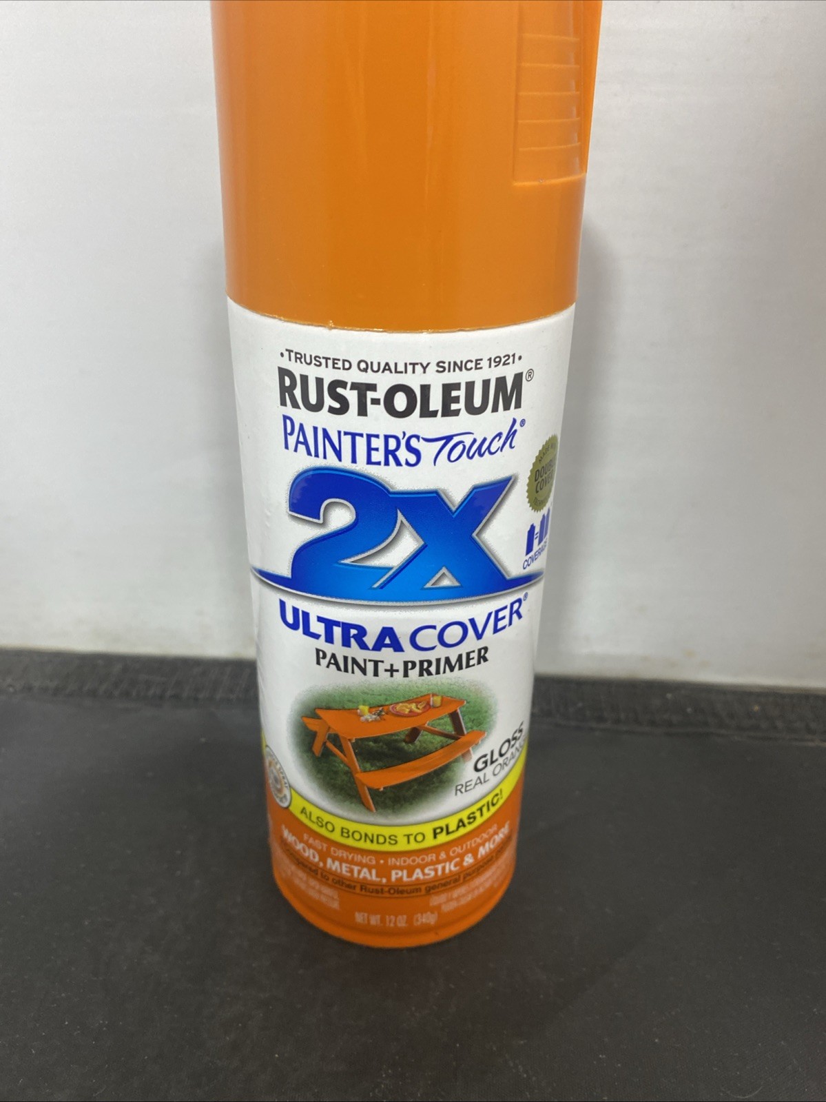 Rust-Oleum 334043 Painter’s Touch 2X Ultra Cover Spray Paint, 12 oz, Orange