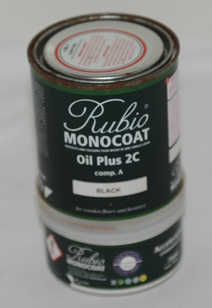 Rubio Monocoat Oil Plus 2C Comp A Black 275 ML With Accelerator 75 ML