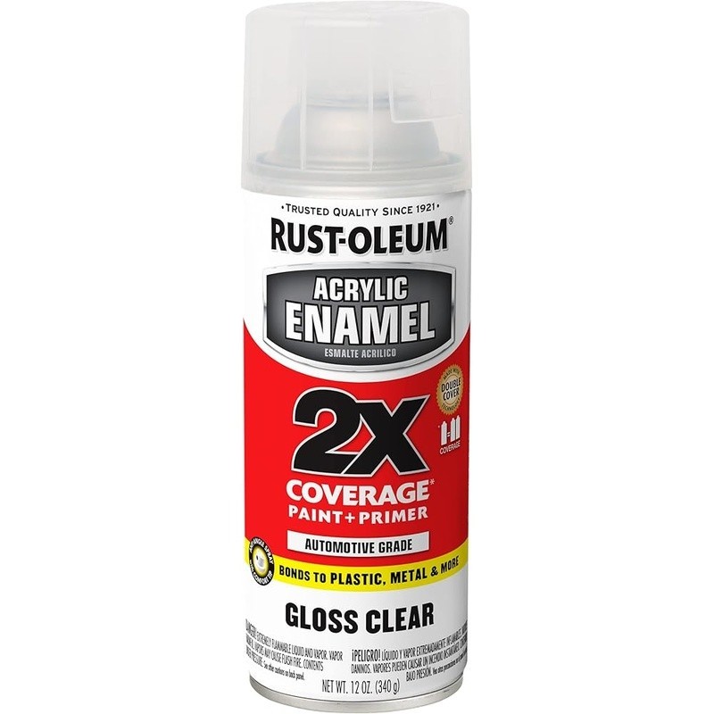 All-in-One Enamel Acrylic Paint Primer Metal Plastic Wood Durable Finish New