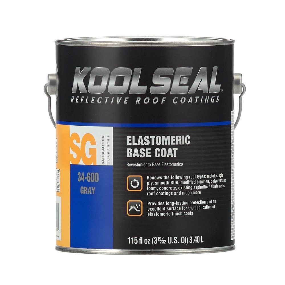 Kool Seal KS0034600-16 Elastomeric Gray Base Roof Coating