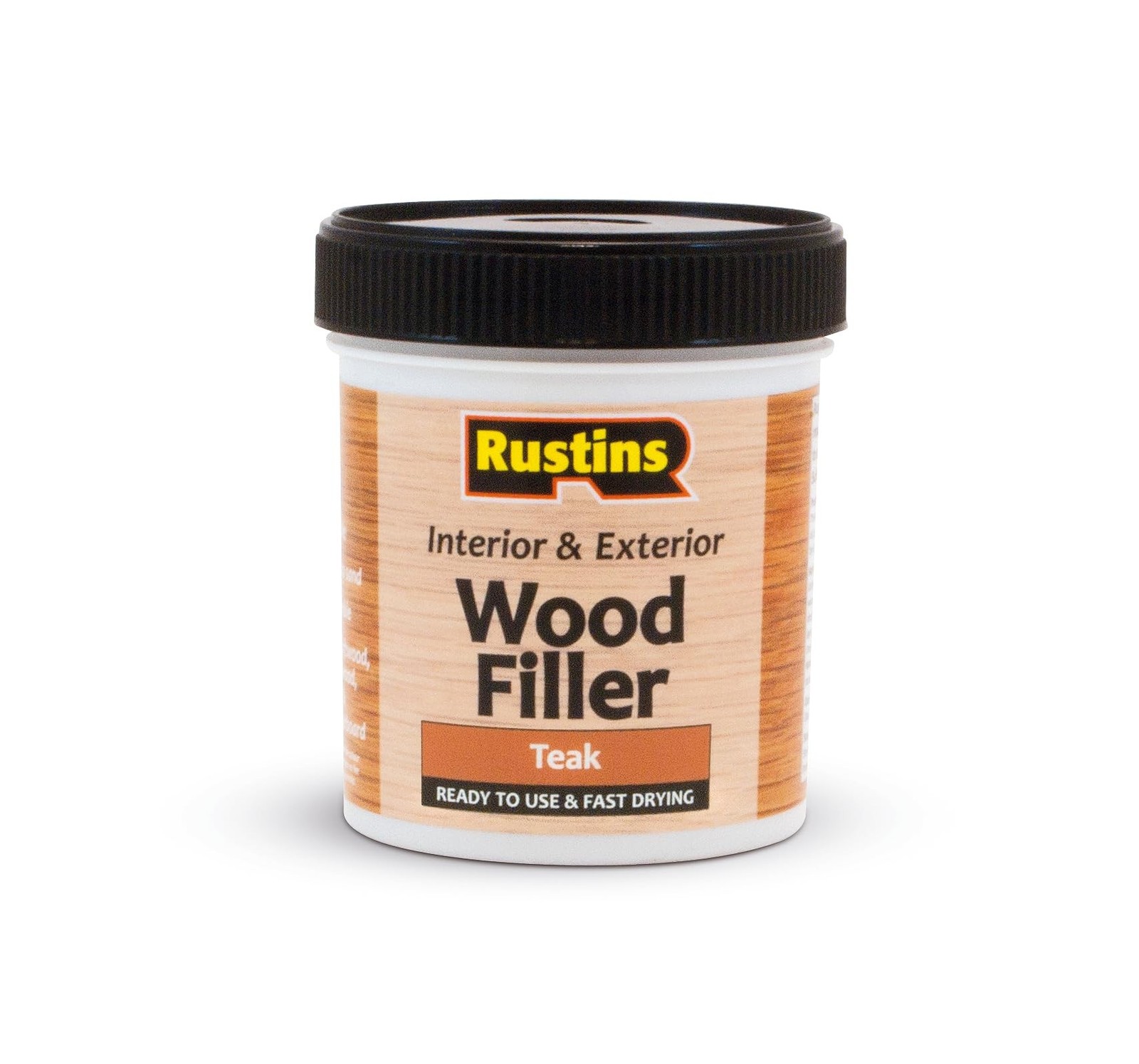 Rustins AWOOT250 Acrylic Wood Filler, Teak, 400g- Multi-Purpose Wood Repair C…
