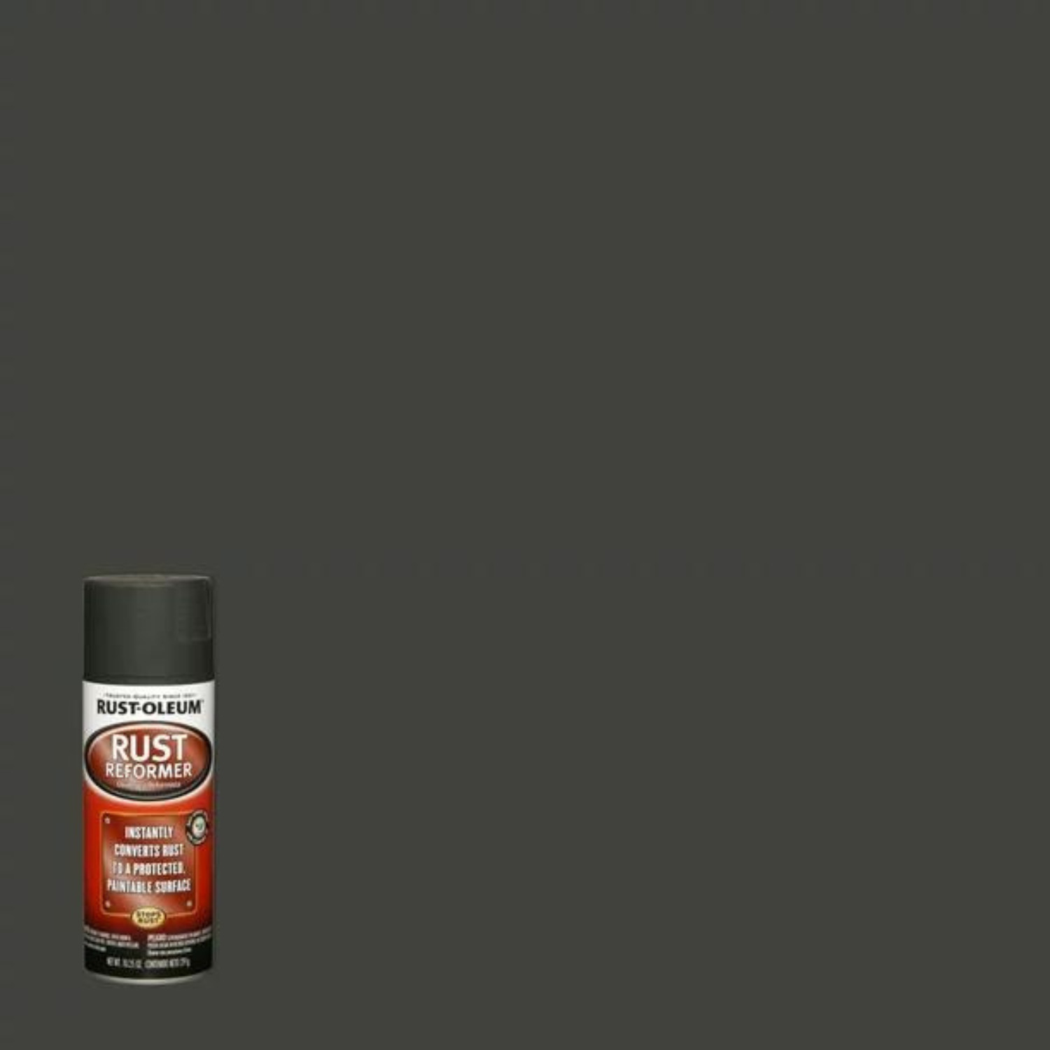 Automotive Flat Black Finish Rust Converter Rust Reformer Spray Coat 10 oz, 3 PK