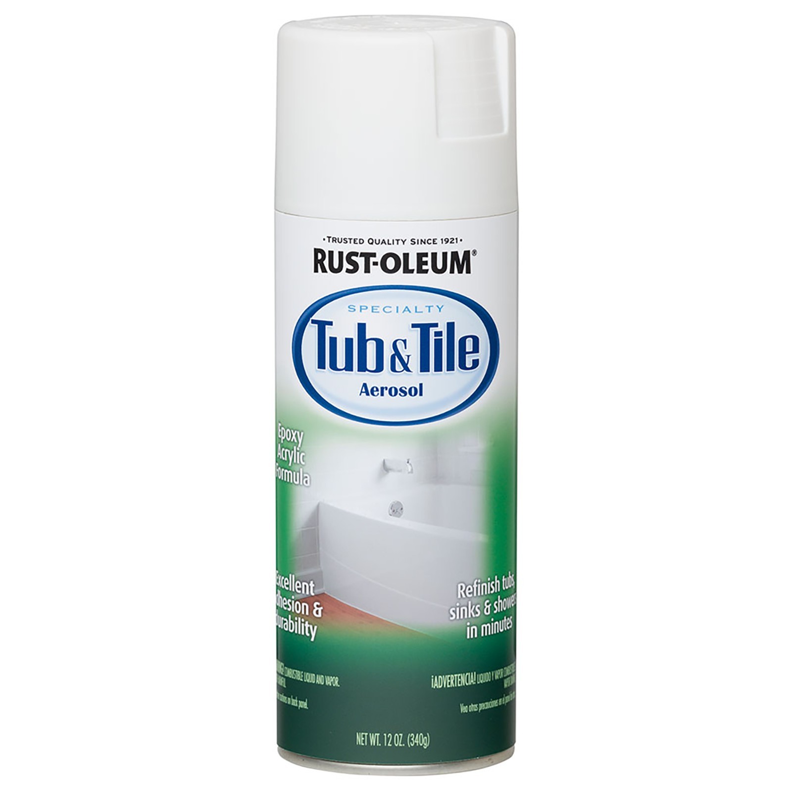 280882 Specialty Tub & Tile Spray Paint, 12 Oz, White