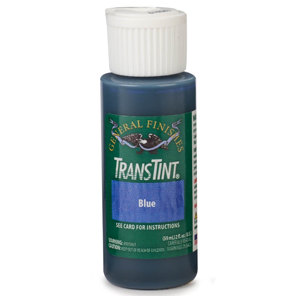 General Finishes – Wood Dye Stain – Alcohol/Water Soluble – 6022 – Blue – 2 oz