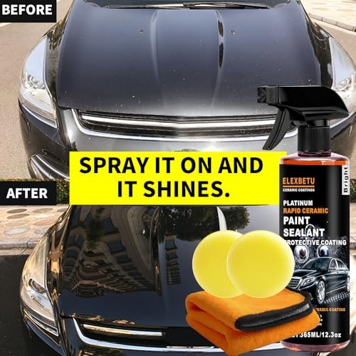 365MLCeramic Coating for Cars,Quick Effect Coating Agent for Motorcycles