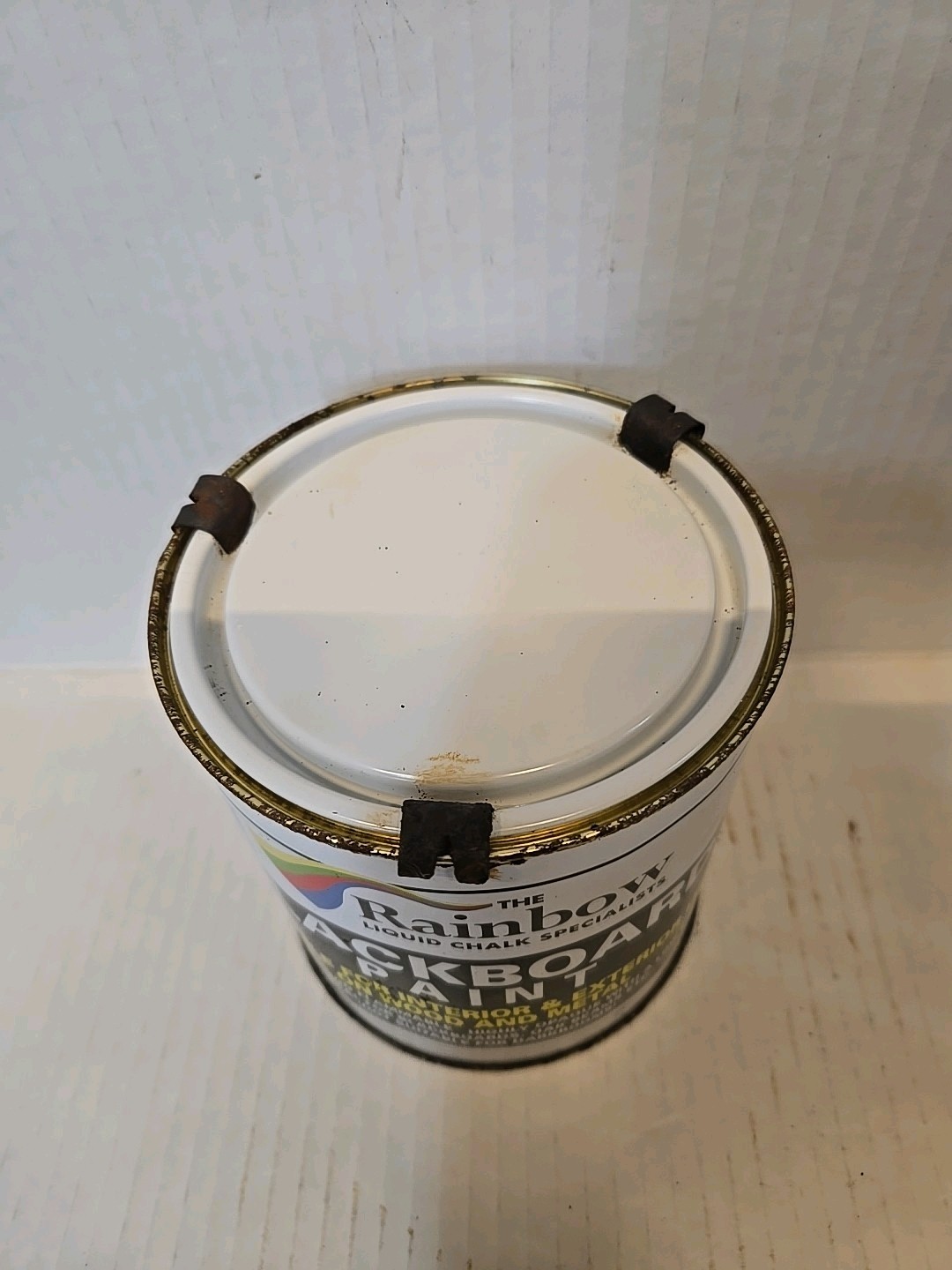 Rainbow Chalkboard Blackboard Paint Black 1 Liter Matte Interior Exterior Metal