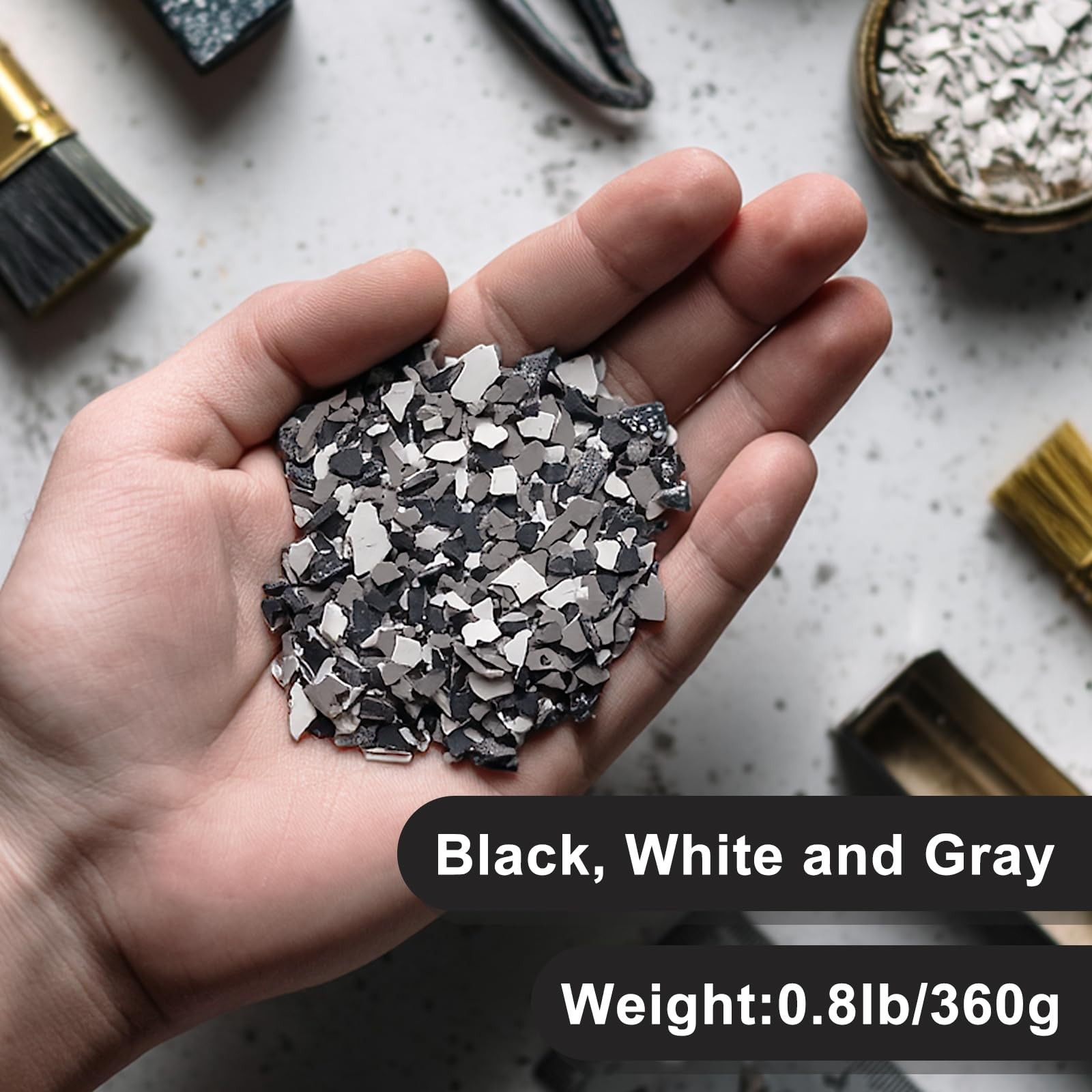 Blend Color Chips for Garage,Epoxy Floor Flakes Concrete Floor Coatings Decorati