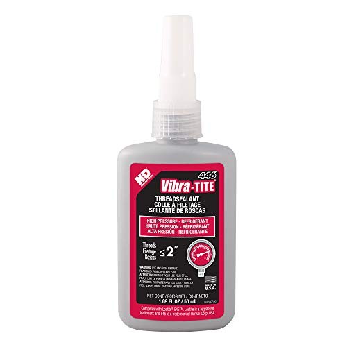 446 Red High Pressure Refridgerant Anaerobic Thread Sealant, 50 milliliters