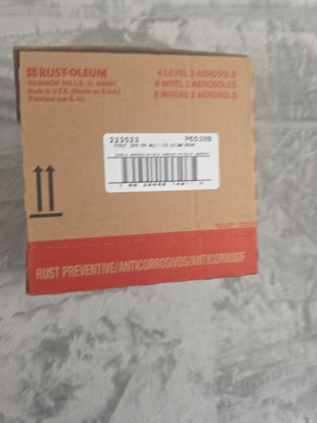Rust-Oleum Stops Rust Multicolor Textured Spray Paint Autumn Brown 12 oz 6 Pack