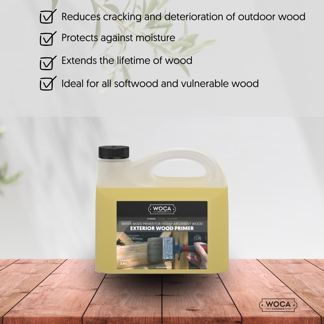Eco-Friendly Wood Primer 2.5L – Water-Based, Moisture Resistant Finish