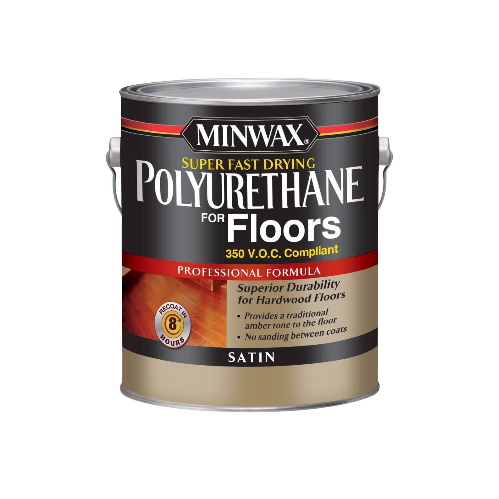 Minwax Super Fast Drying Polyurethane for Floors Oil Based Clear Varnish 1 Ga…
