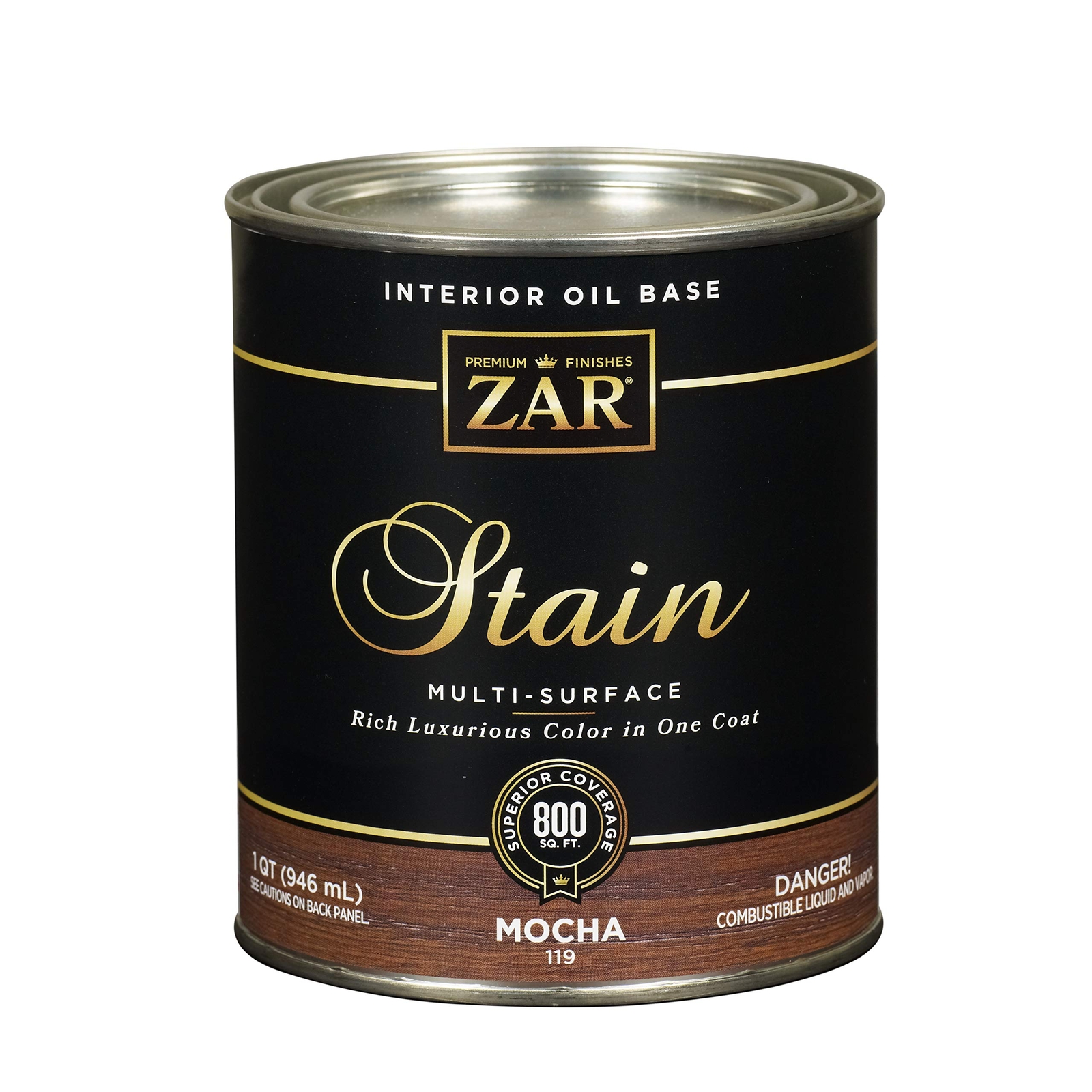 Zar Wood Stain – 11912 Qt MOCHA Stain