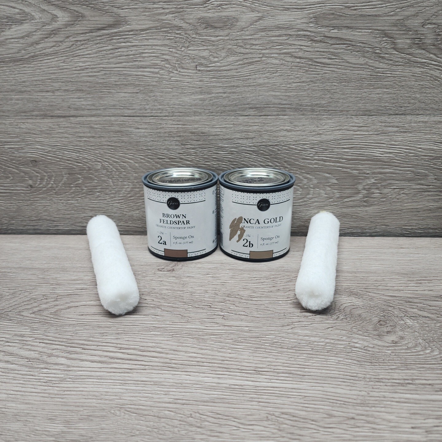 Giani Granite Paint — Step 2A & 2b Sponging Colors — 6 Ounce with 2 rollers