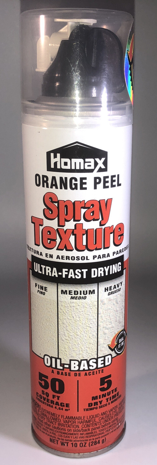Homax 4050 Wall Textured Spray Patch,White, Orange Peel,10 Oz.-SHIP SAME BUS DAY