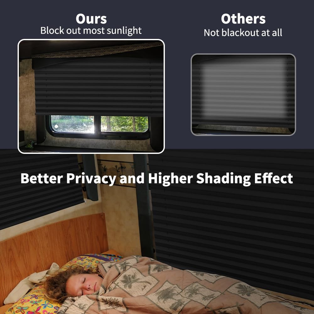 Luckup Rv Blinds For Camper Window Blackout Rv Shades Curtains 32 W X 24 L