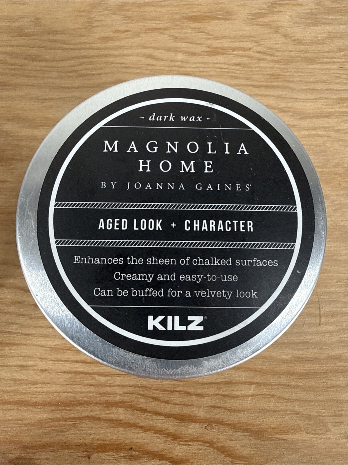 2x New Magnolia Home by Joanna Gaines Aged Look Dark Wax Kilz Chalk 5.7 Oz