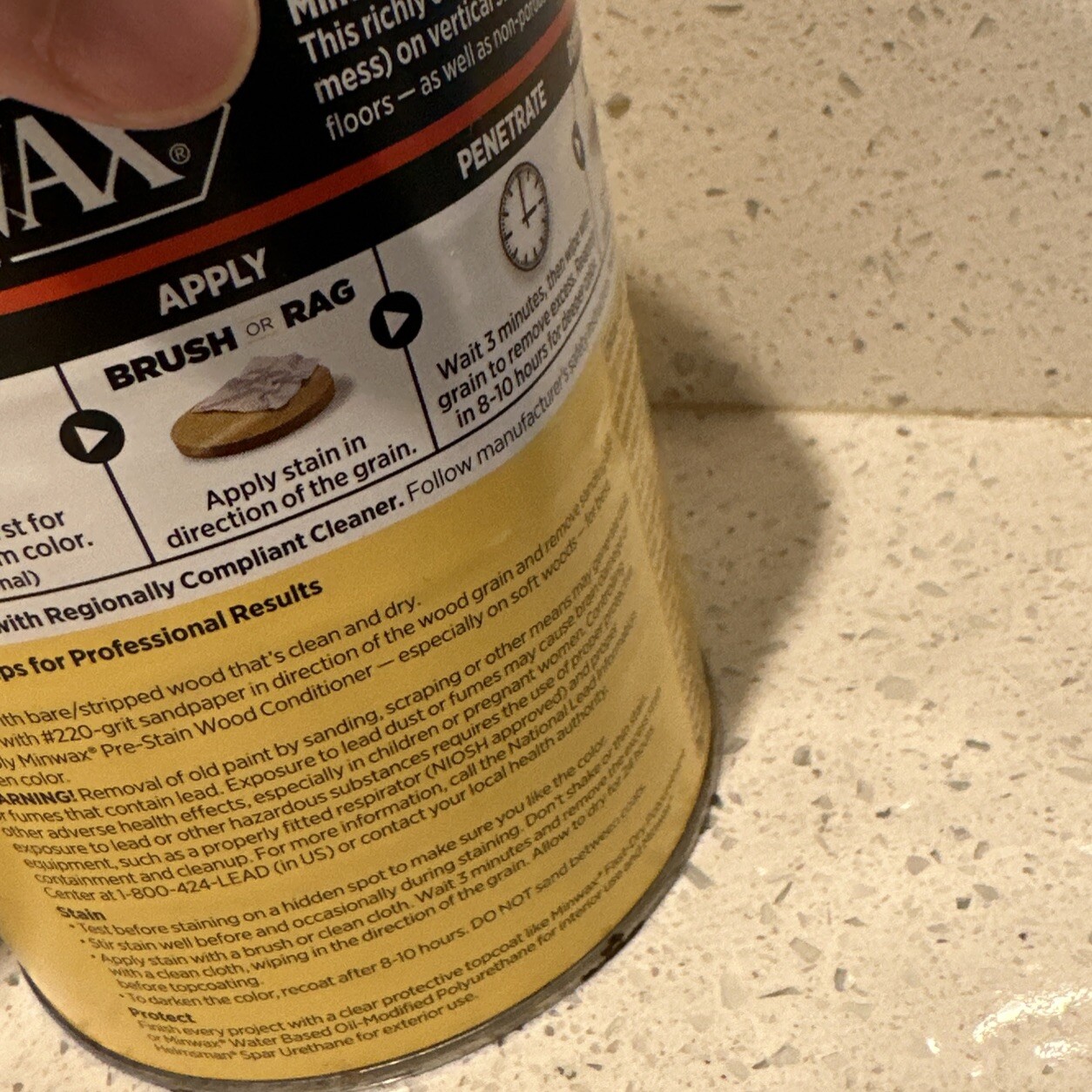 Minwax Gel Stain Multi Surface MAHOGANY Semi Transparent Quart NEW