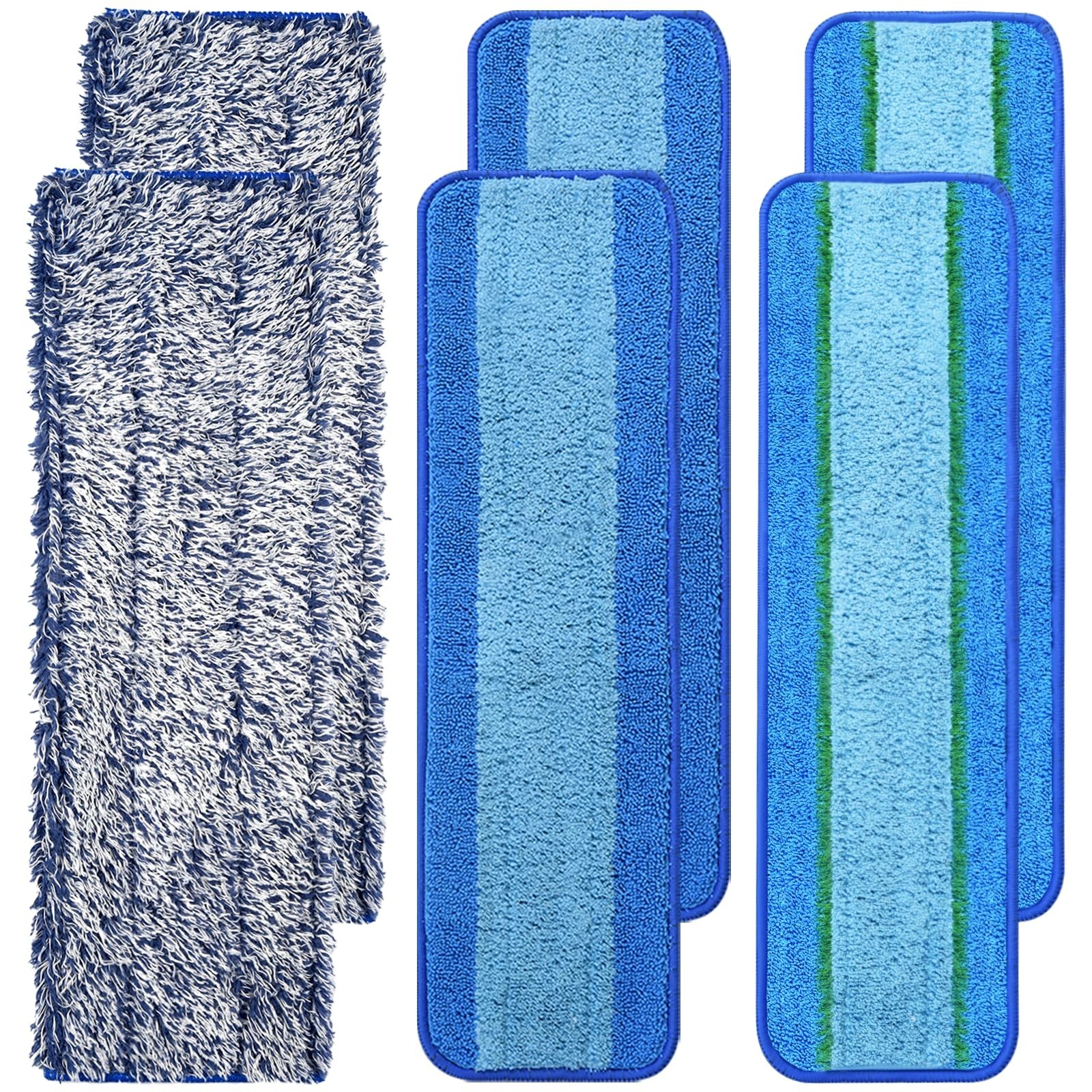 6 Pack Reusable Microfiber Pad for Bona Mop, 6 Pack Value – Use with Bona Mop…