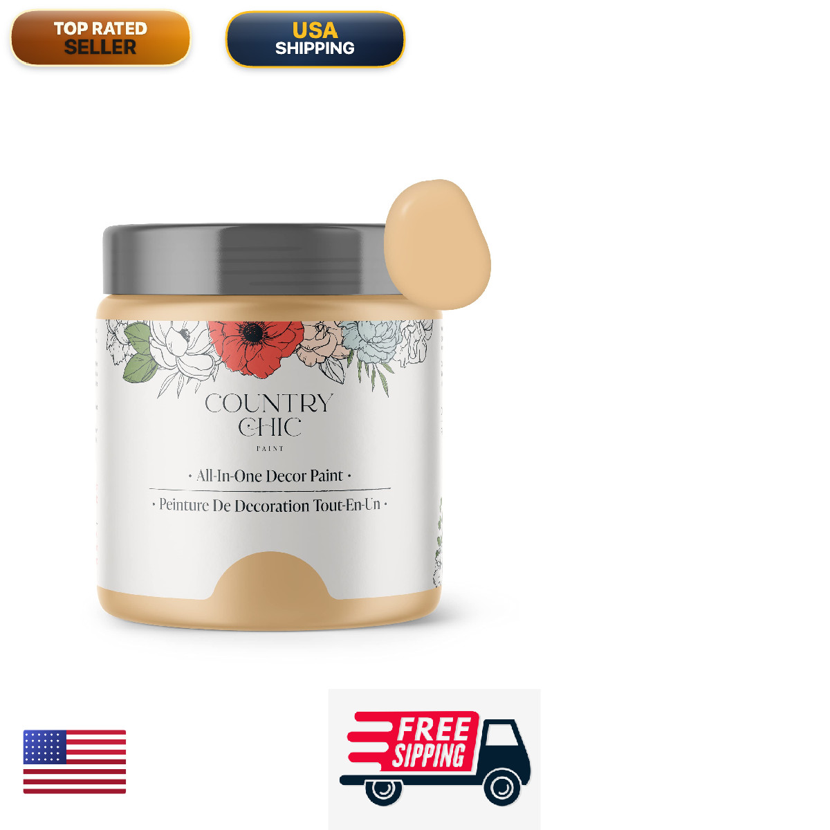 Country Chic Paint Country Chic All-In-One Chalk Paint For Furniture Cabinets