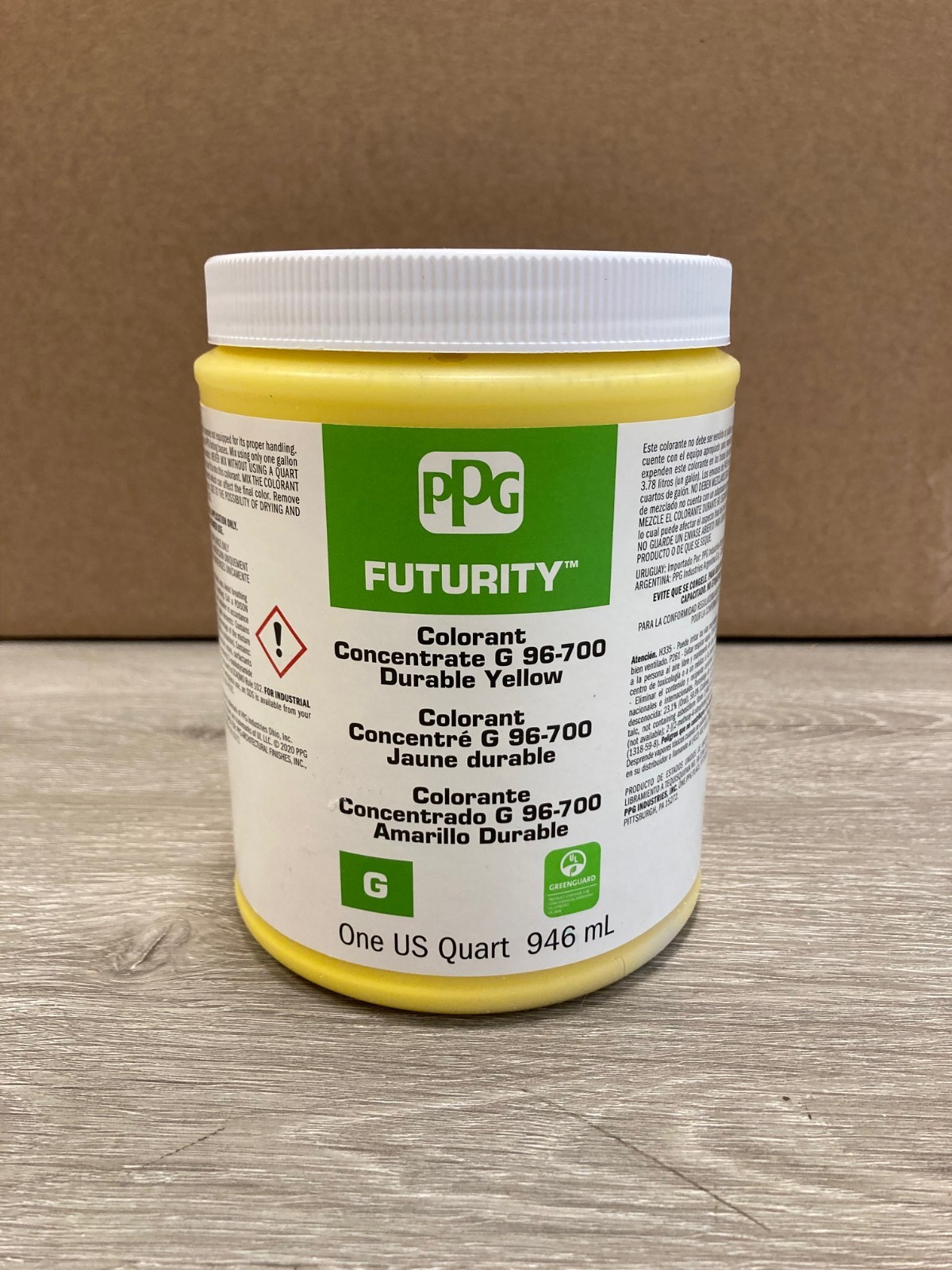 PPG Futurity Colorants and PPG HS Colorants various colors