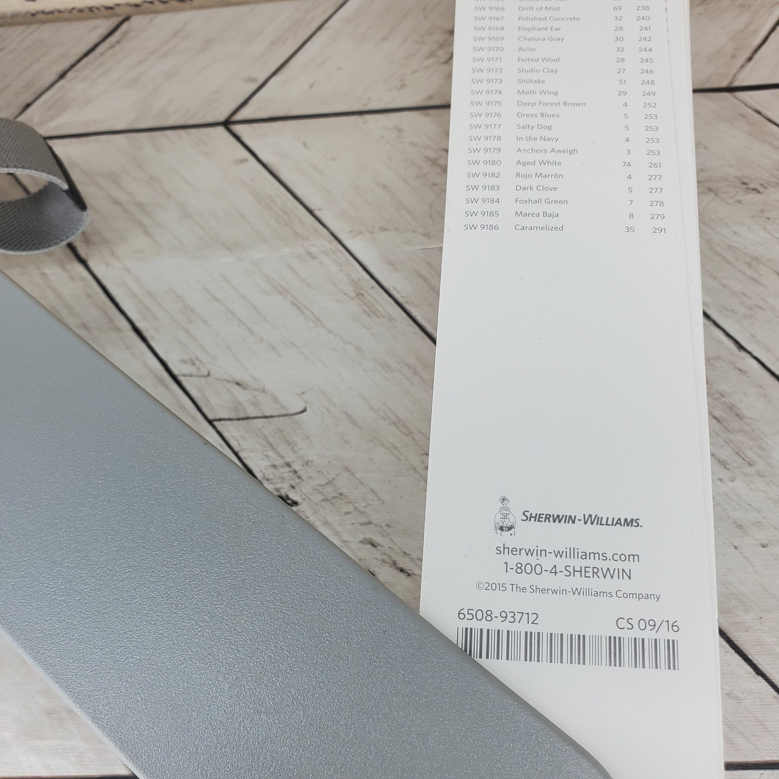 2015 Sherwin Williams Color Snap Paint Swatches Sample Fan Deck Book Match Chips