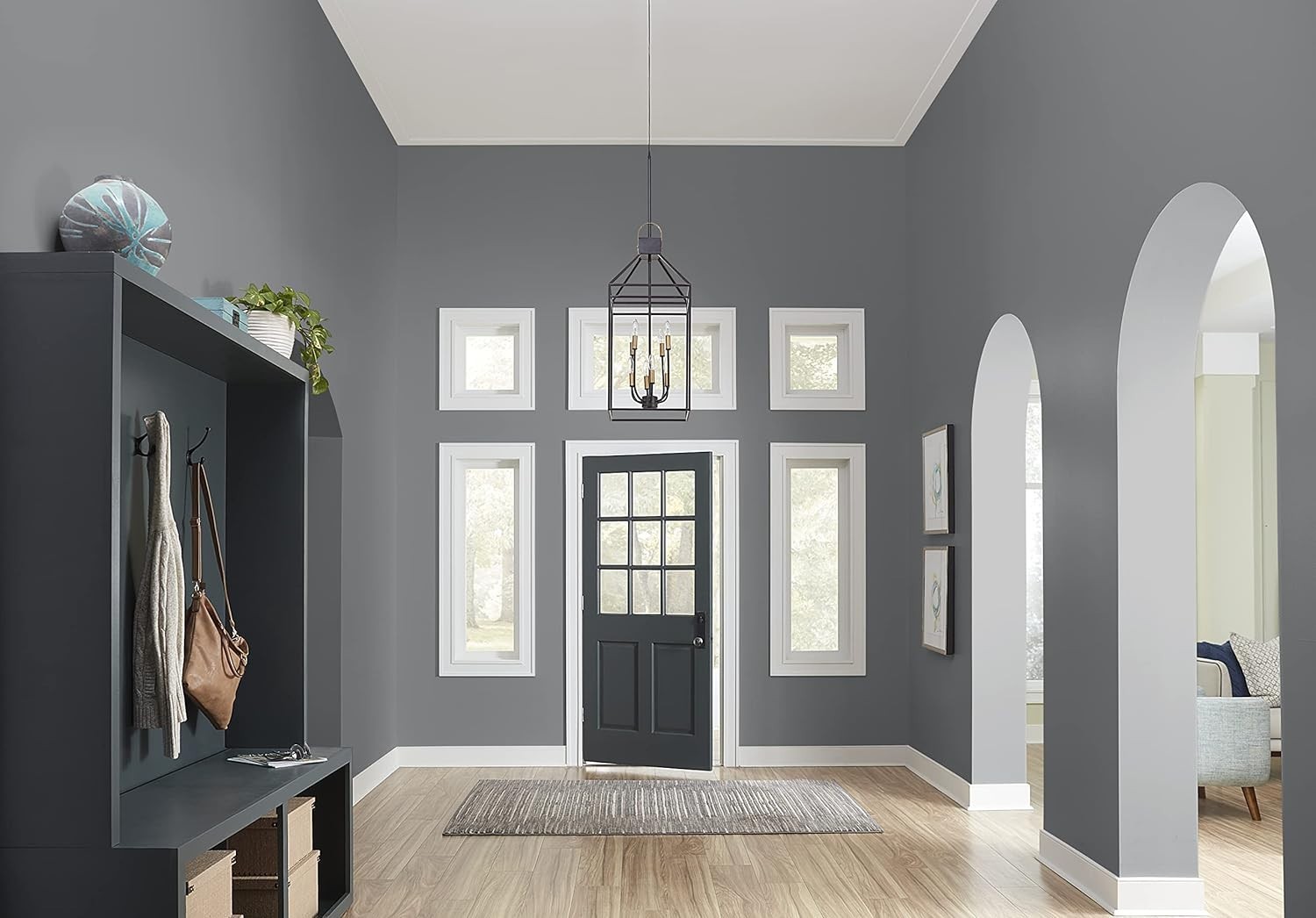 Versatile Motor Gray Paint & Primer in One – 128 Oz, Ideal for Multiple Surfaces