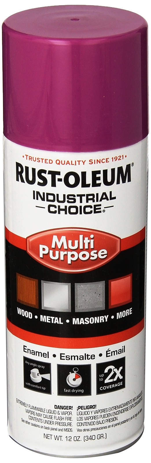 Rust-Oleum 1670830-6PK Industrial Choice 1600 System Multi-Purpose Spray Pain…