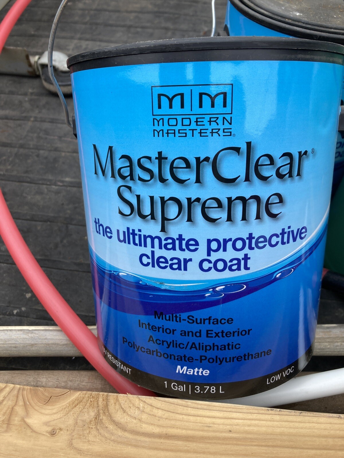 Modern Masters MasterClear Supreme Satin Clear Water-Based Protective Coat Gallo