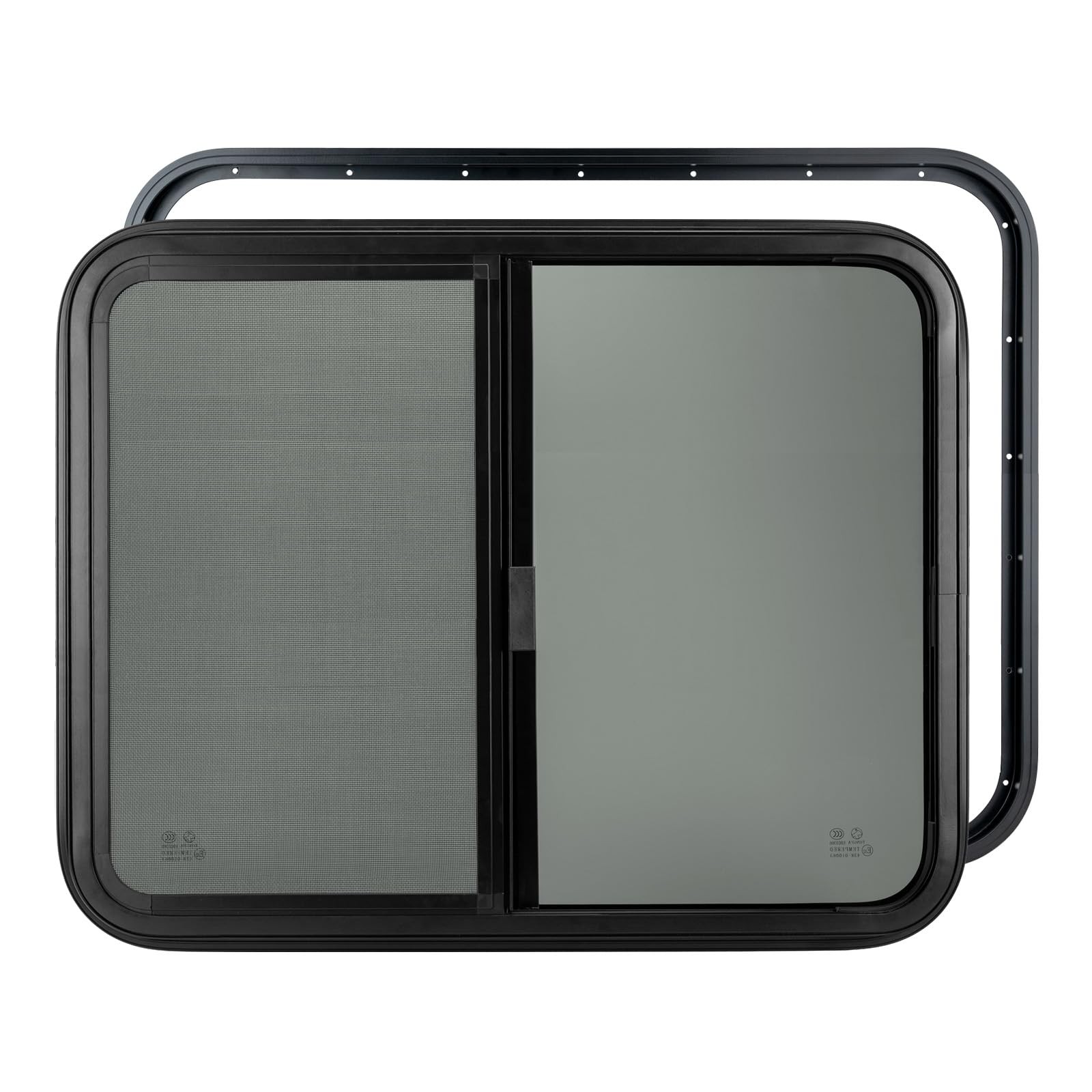 Dulepax Horizontal Rv Window 30 W X 24 H Tinted Slide Trailer Window Tempered