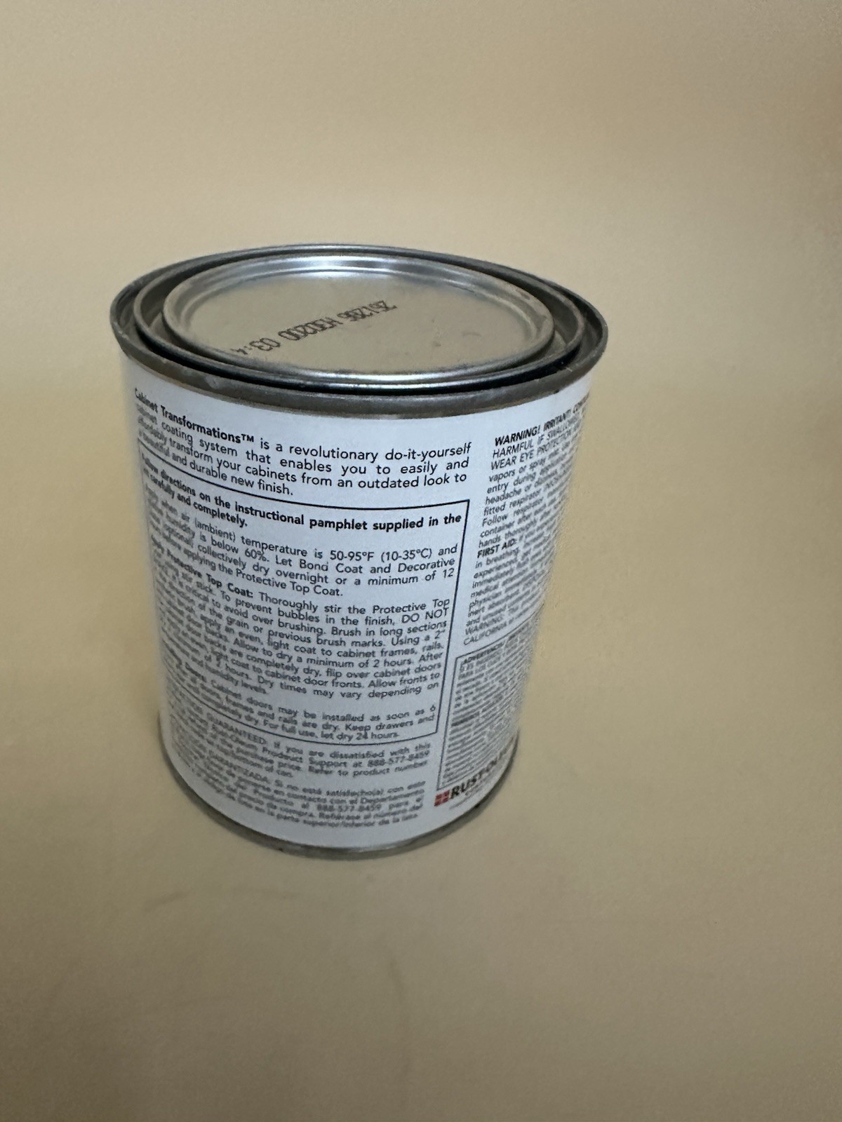 Rust-Oleum Cabinet Transformations Kit Light Tint 258109 Preowned