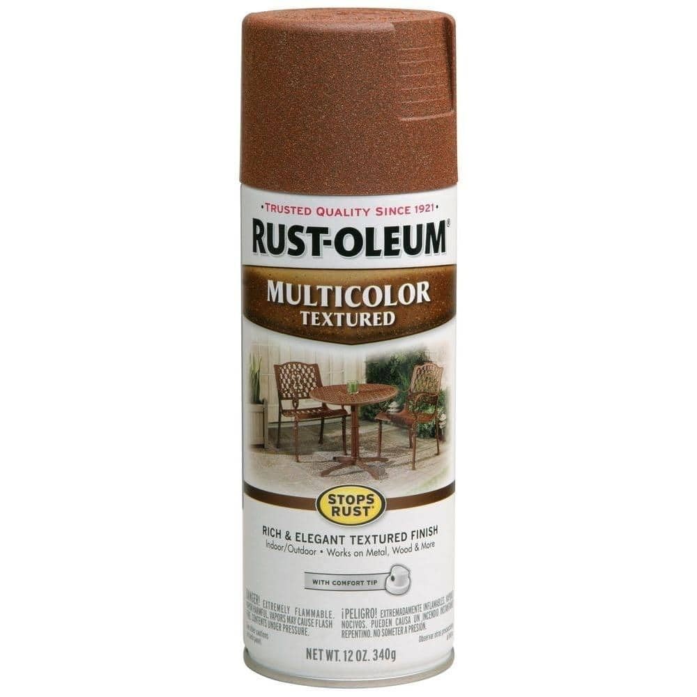 Rust Oleum Stops Rust Textured Spray Paint 12Oz Rustic Umber Durable Coating