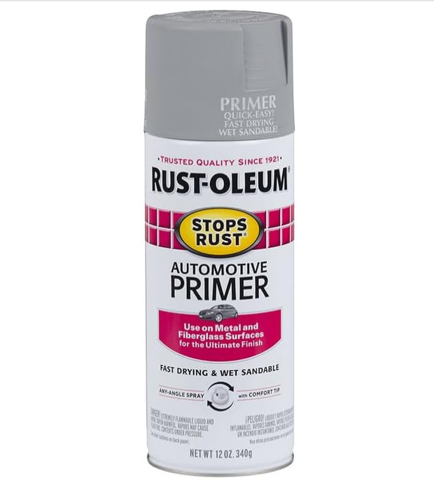 2081830-6PK Stops Rust Automotive Spray Primer, 12 Oz, Light Gray, 6 Pack
