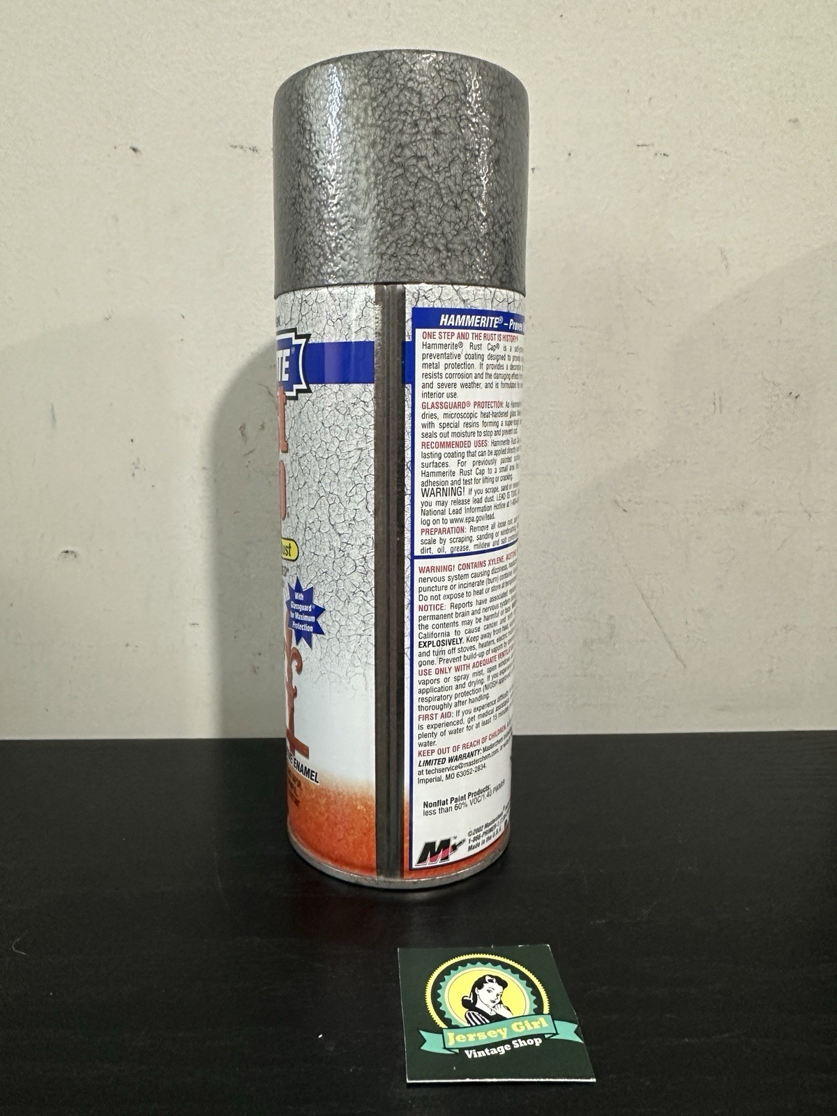 (1 Can) Hammerite Hammered Finish Rust Cap Spray Paint 12 Oz Hammered Grey