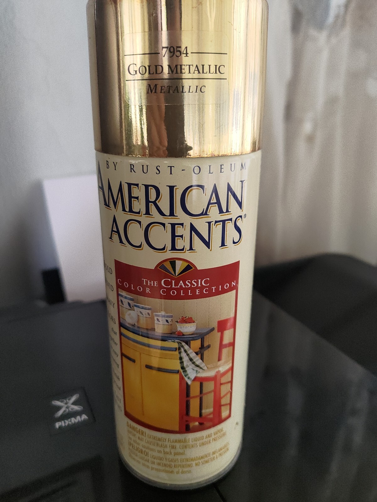 METALLIC GOLD Spray Paint American Accents Rust-Oleum 7954 THE CLASSIC