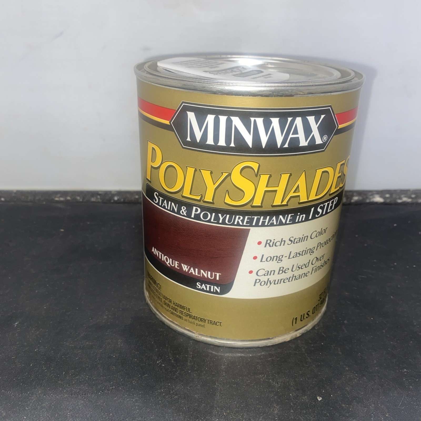 Minwax PolyShades 1 Quart SATIN Antique Walnut