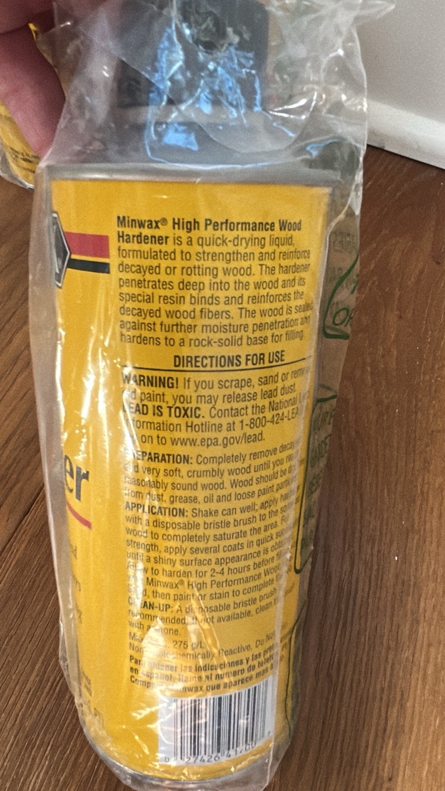 3 MINWAX High Performance Wood Hardener Strengthens Rotting Wood 473 ML