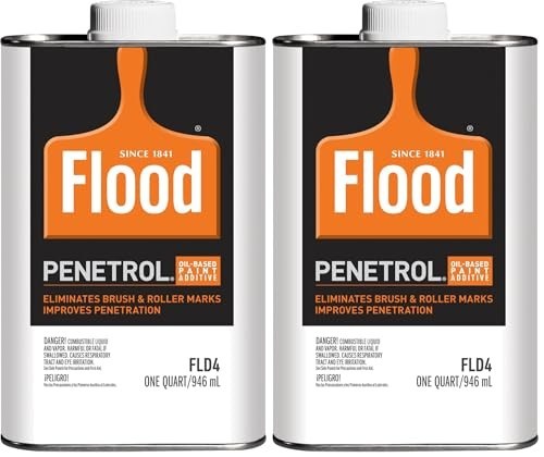 Clear Paint Additive for Flood Penetrating Sealer – 1 Qt, Pack of 2, Enhances Fi