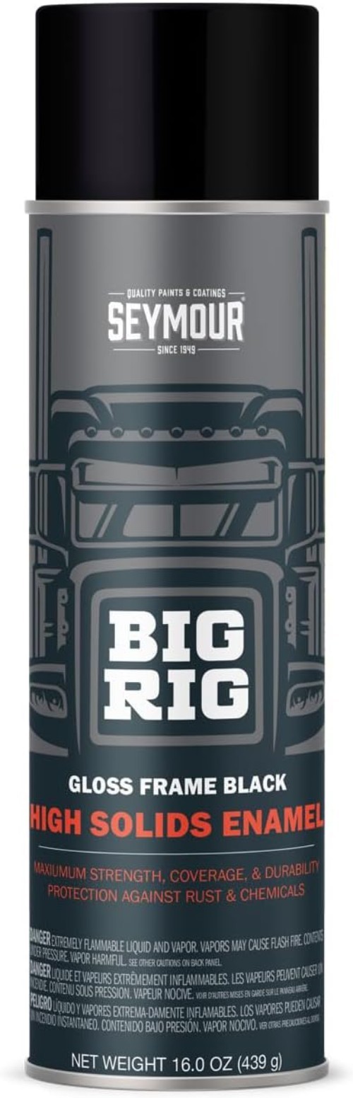 Professional Coatings Spray Paint Gloss Frame Black for Metal 16 Ounce Can